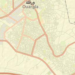 Ouargla Street Map