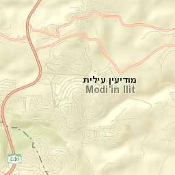 Modiin Ilit Street Map