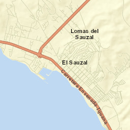 El Sauzal de Rodríguez Street Map