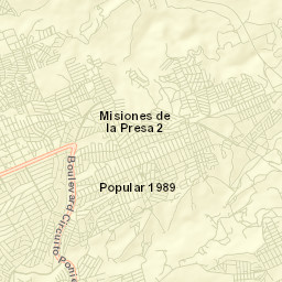 Colonia Gómez Morín Street Map