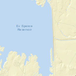 Coke County Street Map