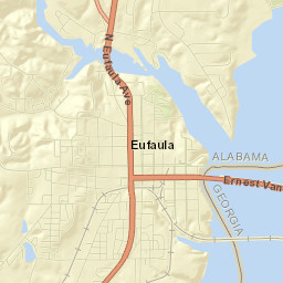 Eufaula Street Map
