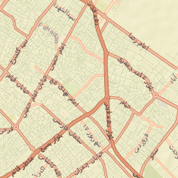 Yazd Street Map