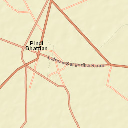 Pindi Bhattian Street Map