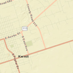 Kermit Street Map