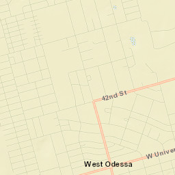 West Odessa Street Map