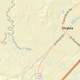 Urania Street Map