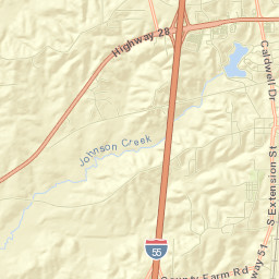 Hazlehurst Street Map