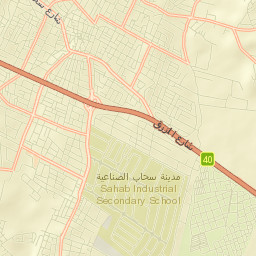 Saḩāb Street Map