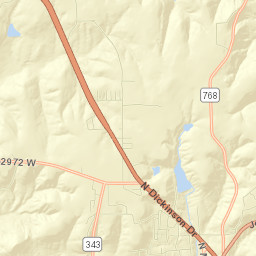 Cherokee County Street Map