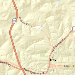 Troy Street Map