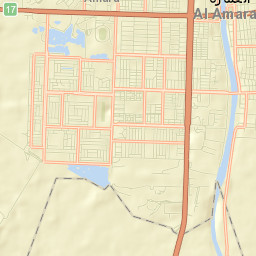 Al ‘Amārah Street Map