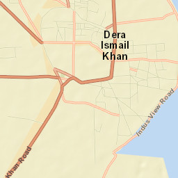 Dera Ismail Khan Street Map