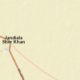 Jandiala Sher Khan Street Map