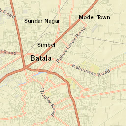 Batala Street Map