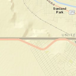 Sunland Park Street Map