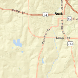 Rusk Street Map
