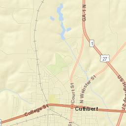 Cuthbert Street Map