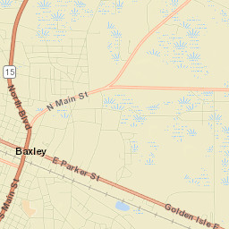 Baxley Street Map