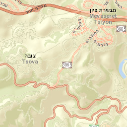 Mevasseret Ẕiyyon Street Map