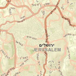 West Jerusalem Street Map