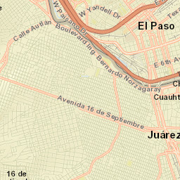 El Paso Street Map