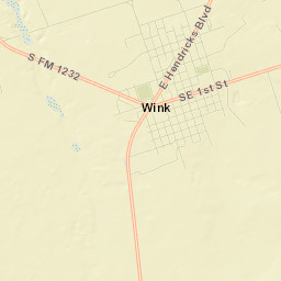 Wink Street Map