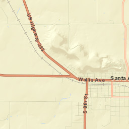 604 Wallis Avenue, Santa Anna, TX 76878 Street Map