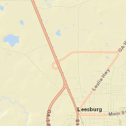 Leesburg Street Map