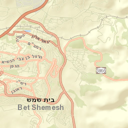 Bet Shemesh Street Map