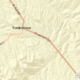 Tombstone Street Map