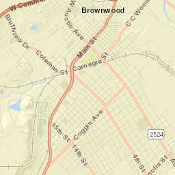 384 Farm to Market 3254, Brownwood, TX Street Map