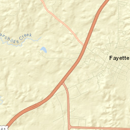 Fayette Street Map