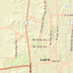 Laurel Street Map
