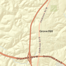 Grove Hill Street Map