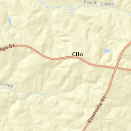 Clio Street Map