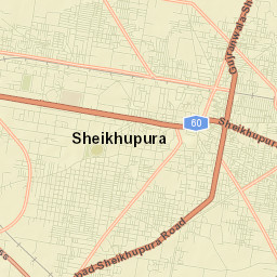 Sheikhupura Street Map
