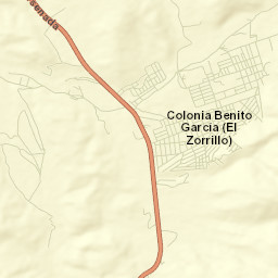 Benito García (El Zorrillo) Street Map