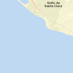 Golfo de Santa Clara Street Map