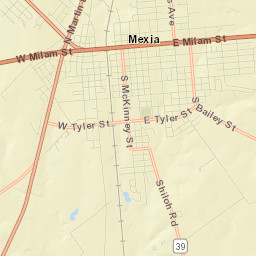 Mexia Street Map
