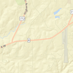 La Salle Parish Street Map