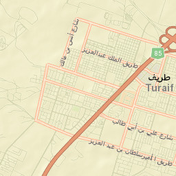 Turaif Street Map