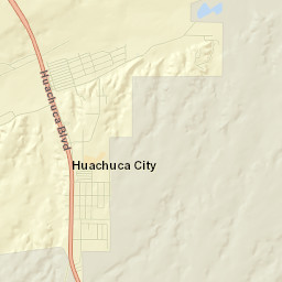 Huachuca City Street Map