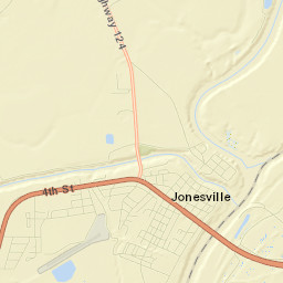 Jonesville Street Map