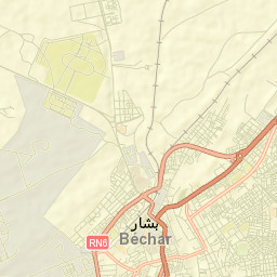 Béchar Street Map