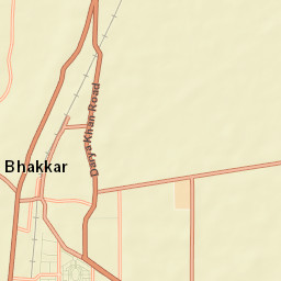 Bhakkar Street Map