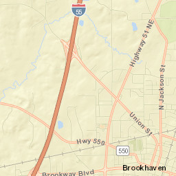 Brookhaven Street Map