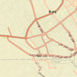 Bafq Street Map