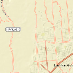 Lashkar Gāh Street Map