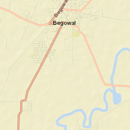 Begowal Street Map